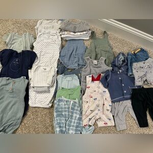 Infant boys clothing and sleepsacs